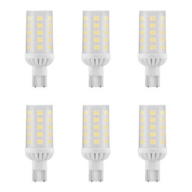 Makergroup T5 T10 Wedge Base 921 912 12V LED Light Bulbs, 4W T10 LED Bulbs, Natural White 4000K for RV Camper Travel Tailer Boat Marine Lights and Outdoor Landscape Pathway Stair Step Lights 6pcs