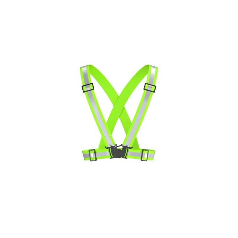 Invenko Reflective Safety Vest for Running, High Visibility, Adjustable Straps