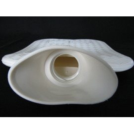 Fashy Double Ribbed Hot Water Bottle Blue 2.0L