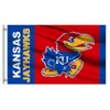 College Flag Outdoor Compatible for Jayhawks,Kansas Outside KU 3x5 University