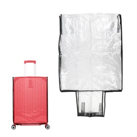 Risbay 1PCS Pvc Suitcase Cover Clear Luggage Cover Protectors Travel Suitcase Protector for 30 Inch Suitcase