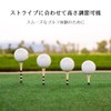 GLOWZEN 20 Pcs Bamboo Golf Spikes Black Stripe Design Natural