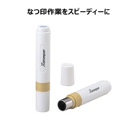 シャチハタ スタンプ 簿記スタンパー ◎ 印面6ミリ X-BKL0102 黒