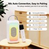 Bobtot Karaoke Machine for Adults, 40W Peak Portable Bluetooth Speaker
