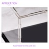 DMiotech 1 Pack Acrylic Display Case Box Transparent Dustproof Showcase,