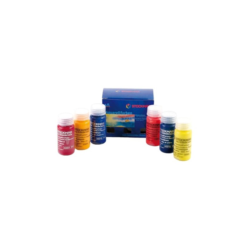 STOCKMAR Watercolour Paint Set A with 6 Colours of 20