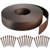 AGTEK 78FT Plastic Landscape Edging Coil Kit, 4 inch High