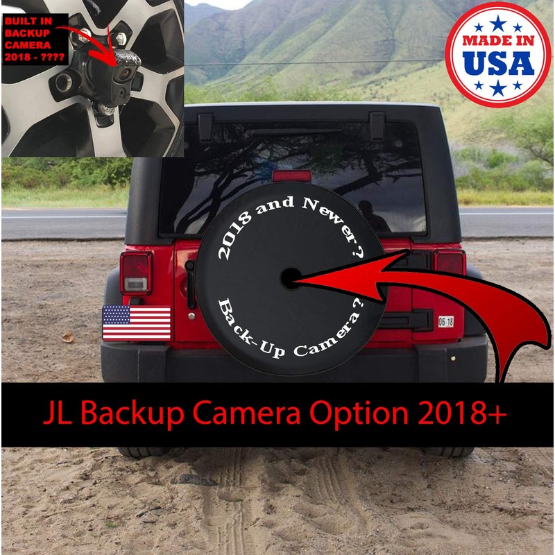 Thin Red Line Fire Fighter JL Spare Tire Cover with