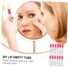 Beavorty 12pcs Empty Lip Gloss Tubes with Rubber Stoppers for