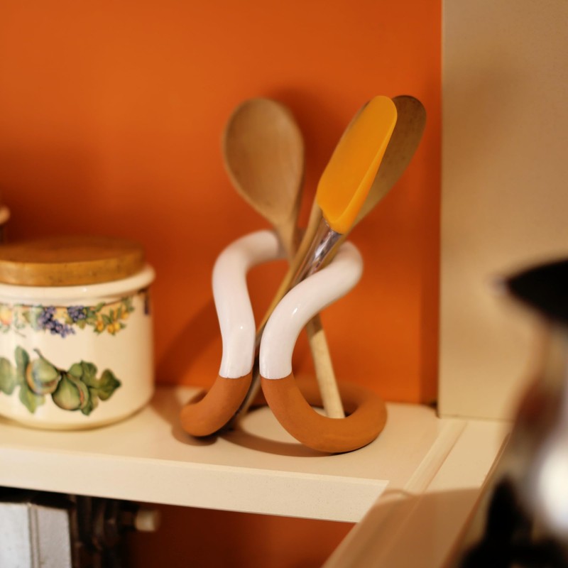 Egloo - Kitchen Ladle Holder, Kitchen Utensil Holder, Ceramic Kitchen