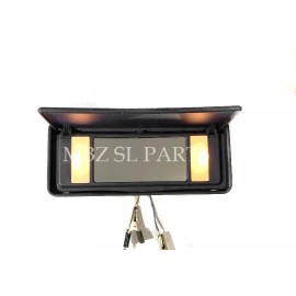 MBZ SL NEW Lighted BLACK Sun Visor Vanity Mirror MBZ R107 560SL W123 W126 560SE,SEC