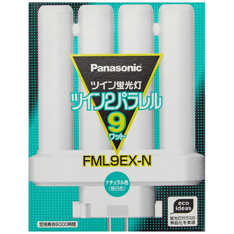 Panasonic FML9EXN Twin Fluorescent Light, 9 W Shape, Natural Color,