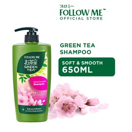 Follow Me Green Tea Shampoo 650ml (Soft & Smooth)