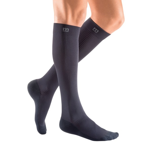 mediven Active 15-20 mmHg Compression Socks for Men and Women, Knee High, III-Standard Grey
