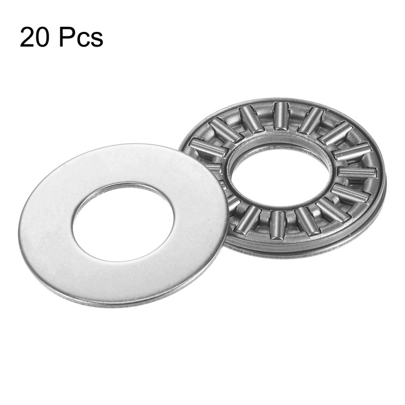 sourcing map AXK1226 Axial Needle Bearing with Washers 12mm Bore