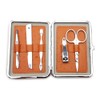 Geneva Manicure Set in Faux Leather Case with 5 Pieces