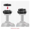 Manfrotto XCHANGE Quick Release, Universal System for Tripod-Slider-Accessories,Base and Plate