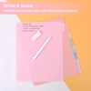 SKYDUE Durable Plastic 8-Tab Dividers,Big Tab Dividers for 3 Ring