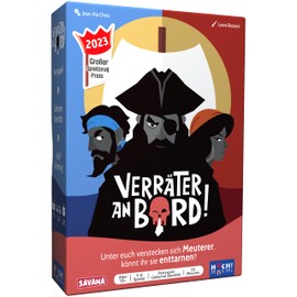 VerRÄTER AN Bord - Board Games I Board Games I Card Game I 3-8 Players I Family Game from 10 Years