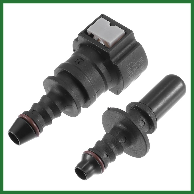 Motoforti 9.49mm to 8mm Straight Car Fuel Hose Quick Release