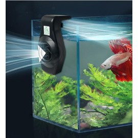 PAVIKE Aquarium Fan, Small, Aquarium Cooler, USB Aquarium Fan Cooling, 2 Level Air Flow Adjustment, Easy Installation, Low Noise