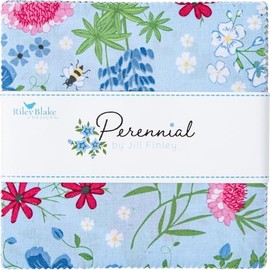 Perennial Riley Blake 5-inch Stacker, 42 Precut Fabric Quilt Squares by Jill Finley