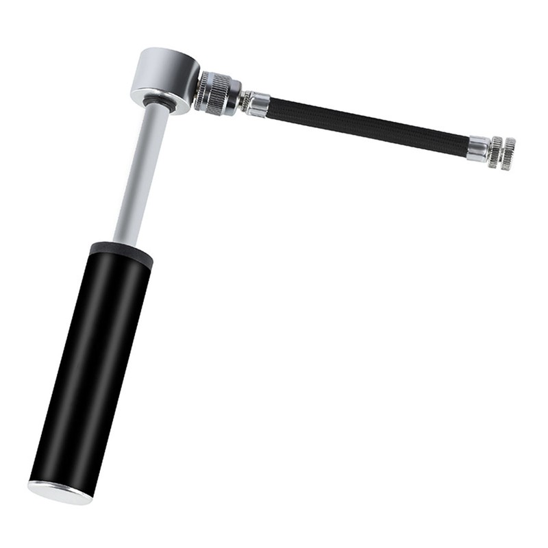 Hand Mini Bike Pump Air Hose Inflator Portable for Tire