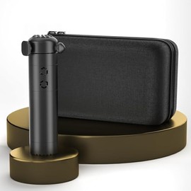 REGINEXT ​​Pro Max Therapy Deep Muscle & Head Vibration Massager, Rechargeable Portable Massager for Travel – Relieves Fatigue & Stress, Soothes Scalp Tension, Black​​