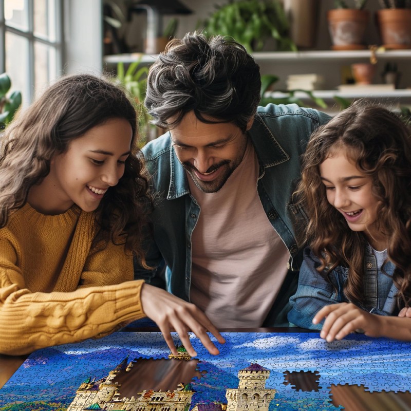 White Mountain Puzzles Neuschwanstein Castle - 1000 Piece Jigsaw Puzzle,