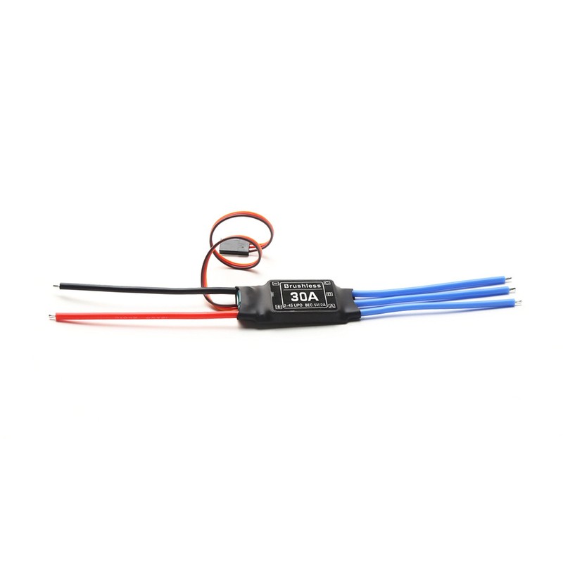 30A Brushless ESC 2-4S Electronic Speed Controller with 5V 2A
