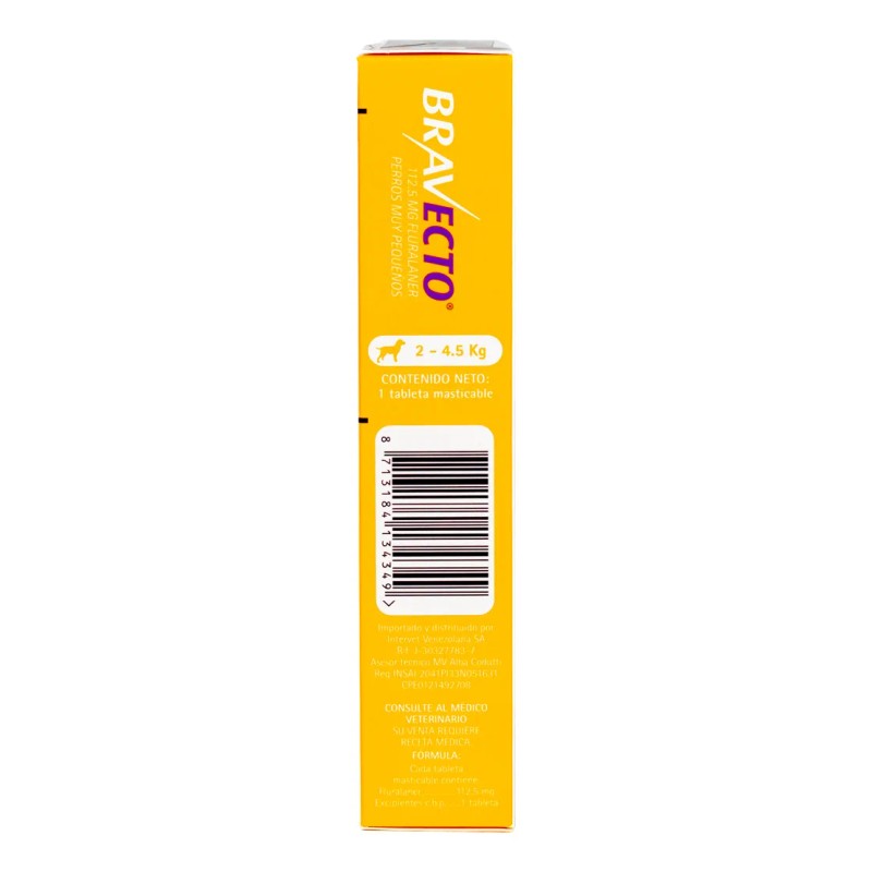 Suplemento Perro Brav 2.5 A 4.5 Kg 3 Meses Proteccion