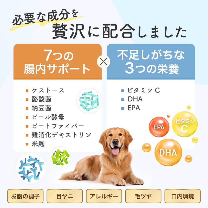 MY DEAR ANIMAL Lactic Acid Bacteria Supplement, For Dogs, Cestose