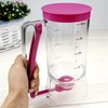 1 Pack 900ml Batter Dispenser with Handle – Handheld Graduated