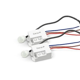 Garza - Pack of 2 Infrared Motion Detectors with 360º Detection Angle