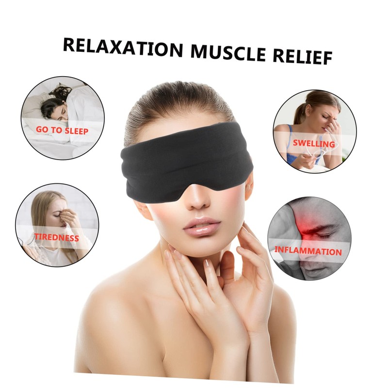 TOVINANNA 1Pc Modal Cotton Sleep Eye Mask Portable Blindfold for