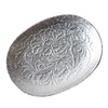 Arita Ware 476317 Toetsu Kiln, Arabesque Carved, Oval Plate, 6.3