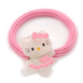 Kids "Little Kitty Ballerina" Pony Tail Hair Elastic/Bobble