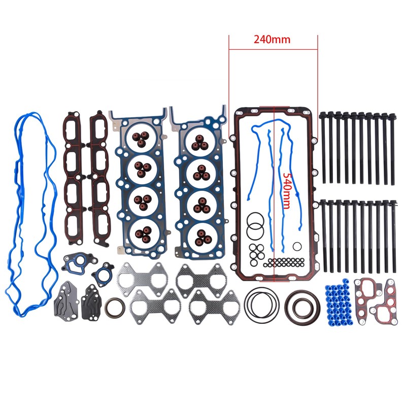 Lamerto Full Gasket Set Head Bolts Replacement for 2004-2006 Ford