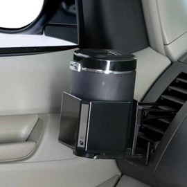 ナポレックス(Napolex) Fizz 車用LED付灰皿 センサーイルミアッシュ 電池交換不要 ソーラーバッテリー 広口設計 ワンタッチオープンタイプ 光センサー内蔵 自動点灯 ボトルサイズ 簡単一発消化 Fizz-882