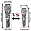 46 Sheets Lion Wolf Full Arm Temporary Tattoo for Women