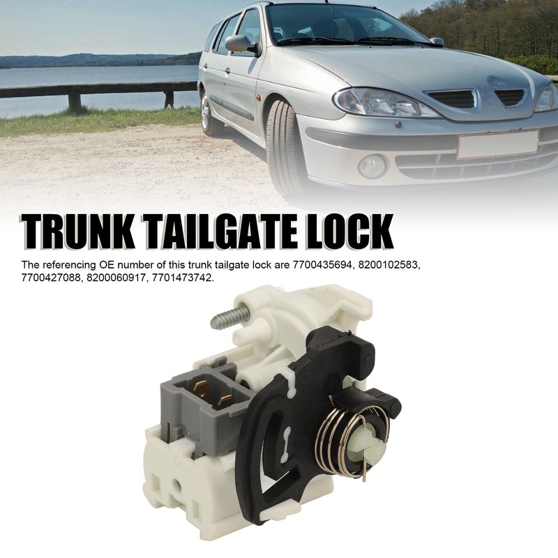 TKSE Boot Tailgate Lock, Boot Tailgate Actuation Magnet 7700435694 Trunk