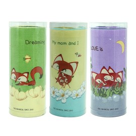 Imperial Towel Human Dog Shower Towel / Premium Back Shower Towel Towel Type Red Fox Series, C. Purple Gray Towel / 황실타올 인견 샤워타올 / 프리미엄 등샤워타올 수건형 Red Fox 시리즈,  C.퍼플그레이수건