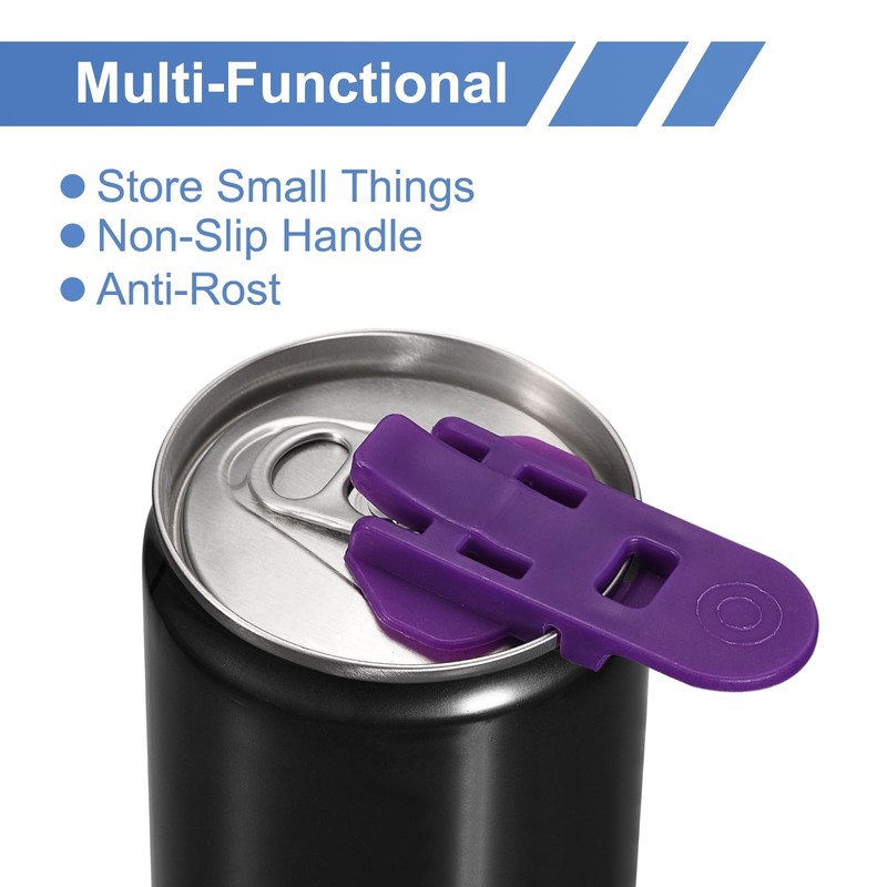 uxcell Manual Easy Can Opener, 6 Pack Aluminum Beverage Can