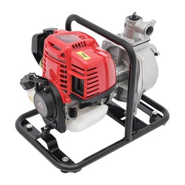 38cc Gas Powered Water Transfer Pump, High Pressure Irrigation Water Pump 4 StrokePortable Gasoline Water Pump for Agricultural Irrigation Fire-Fighting Water Supply