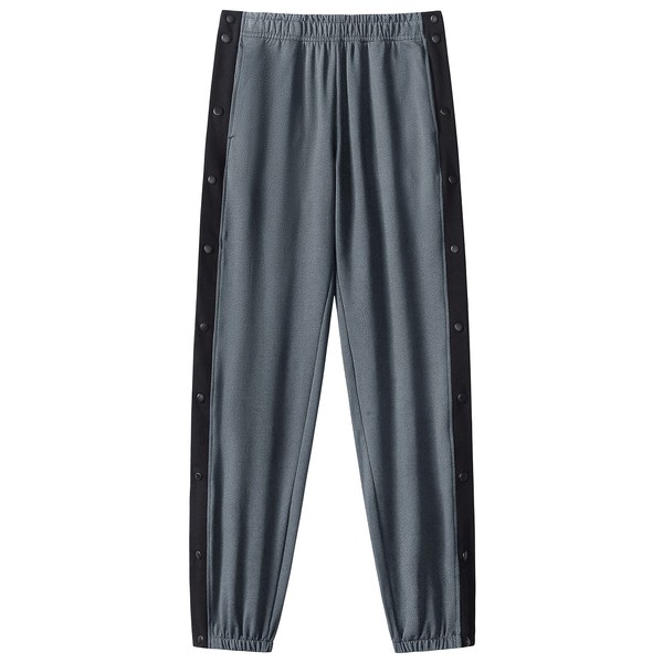 Chrisuno Tear Button Away Basketball Pants Men Joggers Sweatpants Men's