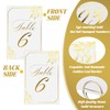 26 Sets Table Numbers with Table Number Holders, 1-25 and