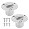 316 Stainless Steel 1" Boat Floor Deck Drain (Pack of
