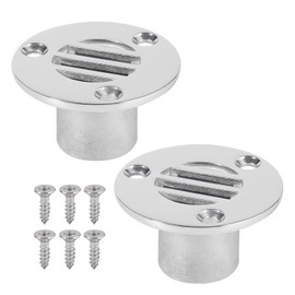 316 Stainless Steel 1" Boat Floor Deck Drain (Pack of 2)