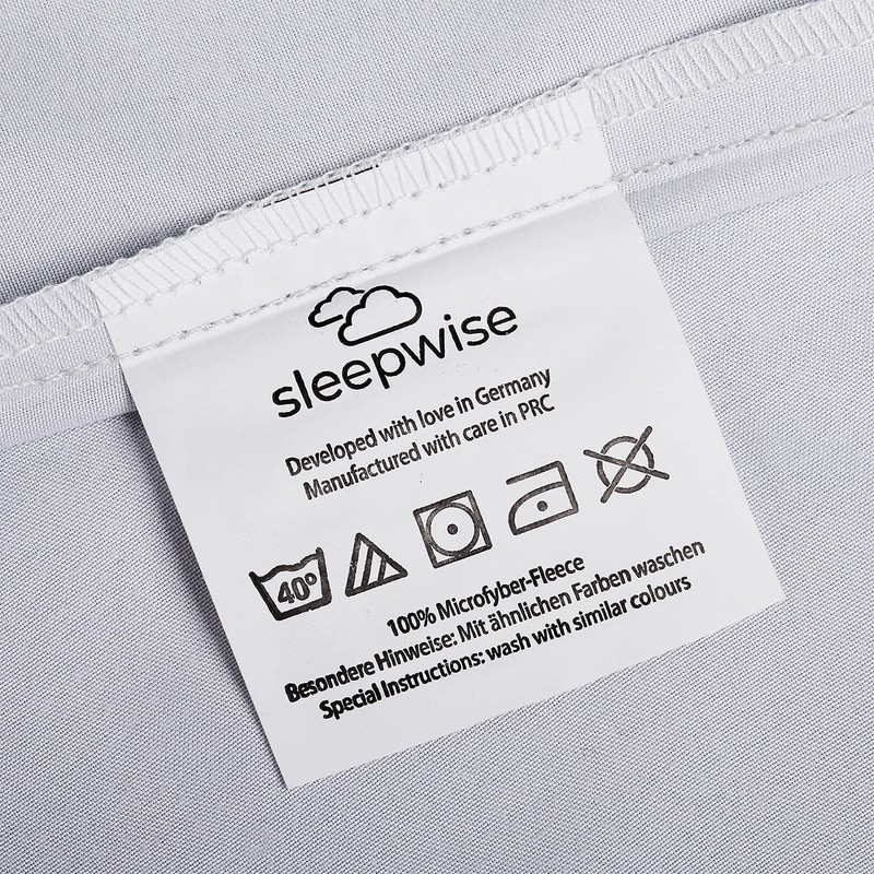 sleepwise Soft Wonder Edition Fitted Sheet, 90x200 - 100x200 cm