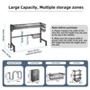 HOISIMDY Over The Sink Dish Drying Rack Kitchen Dish Rack